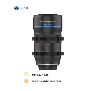 Ống kính Sirui Anamorphic 35mm T2.9 1.6X fullframe - Sirui Việt nam